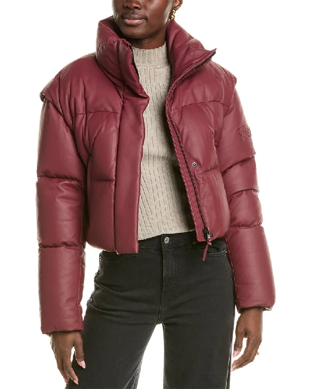 Women's Comfortable Clothes For Weekends Mackage Bailey Leather Down Jacket