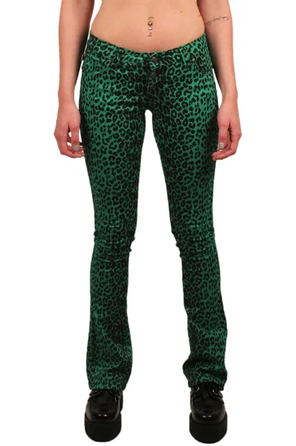 Affordable Fashion for Women Bootcut Jeans Cheetah Print
