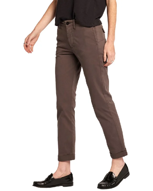 Women's Evening Wear Current/Elliott The Captain Slim Straight Trouser