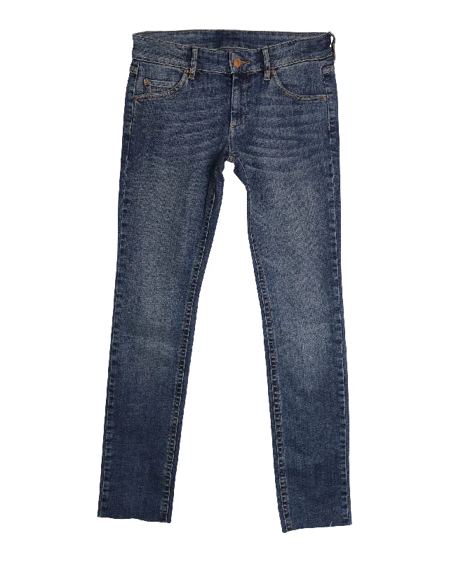 Flash Sale Online Isabel Marant Slim Fit Jeans in Blue Cotton Denim