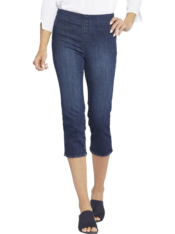 Women's Transitional Garments Dakota Womens Mid-Rise Capri Cropped Jeans