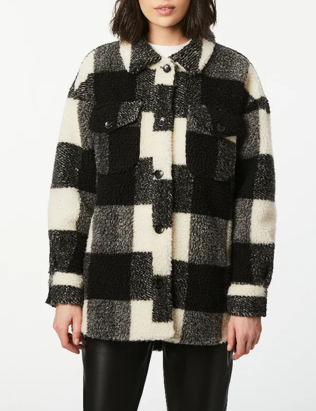 Women's Trendy Attire Sherpa Shacket