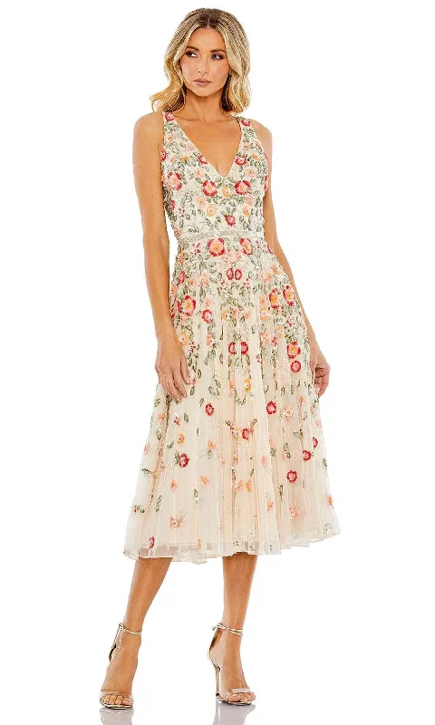 Chic Women's Attire Mac Duggal 5527 - Floral A-Line Cocktail Dress