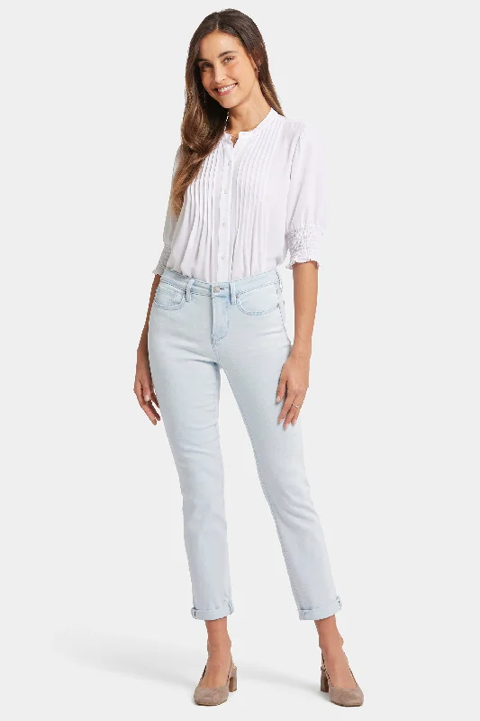 Vintage-Inspired Women's Apparel Sheri Slim Ankle Jeans - Glacier Frost