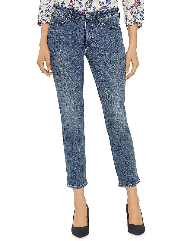 Women's Everyday Apparel Stella Womens Denim Tapered Straight Leg Jeans