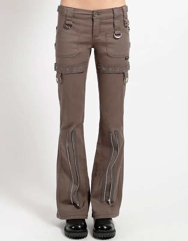 Women's Chic Outfit SUPER EYELET PANT OLIVE