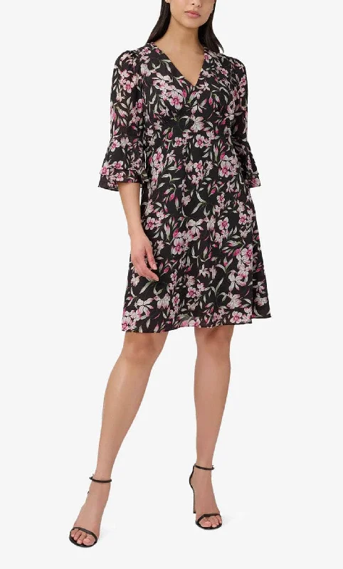 Vintage Women's Fashion Adrianna Papell AP1D104622 - Floral Dress
