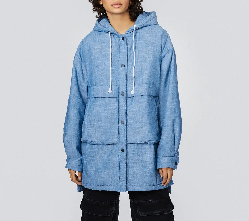 Sophisticated Women's Fashion Puffer Shirt