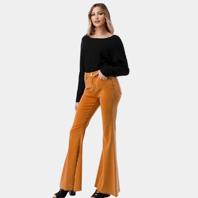 Vintage-Inspired Garments Grace In La Bell Bottom Jeans