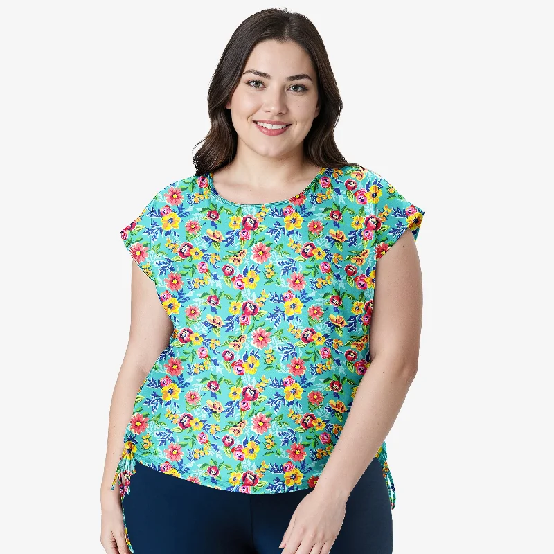 Women's Vintage-Inspired Outfit Women's Daphne Loose Fit Swim Top