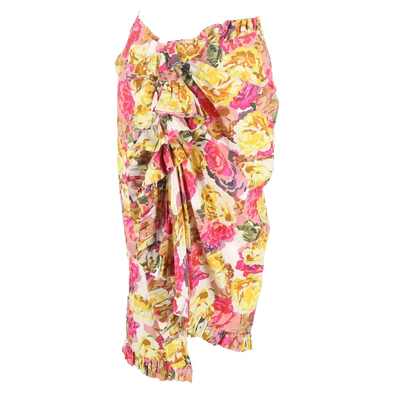 Sale Clothes Online Dries Van Noten Sina Floral Printed Midi Ruffled Skirt in Multicolor Cotton Sale Clothes Online Dries Van Noten Sina Floral Printed Midi Ruffled Skirt in Multicolor Cotton