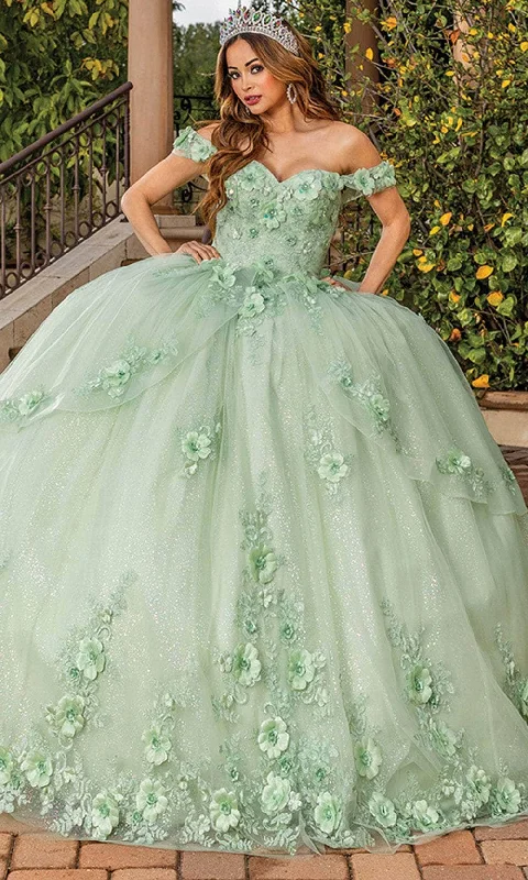 Women's Floral Print Outfit Dancing Queen 1788 - Floral Ornate Ballgown