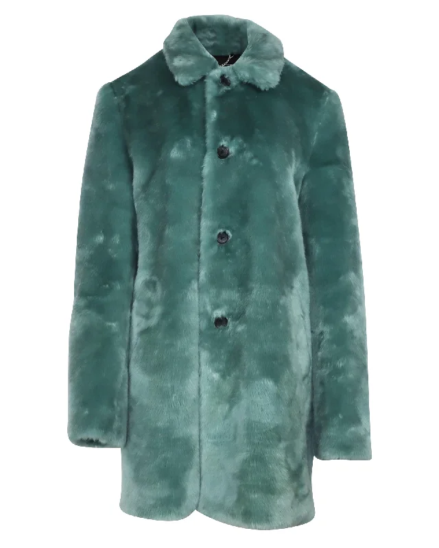 Classic Women's Clothing Styles Supreme x Hysteric Glamour Fuck You Coat in Green Faux Coat Classic Women's Clothing Styles Supreme x Hysteric Glamour Fuck You Coat in Green Faux Coat