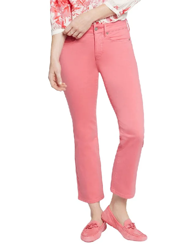 Women's Clothing For Work NYDJ Petite Marilyn Pink Punch Straight Leg Jean