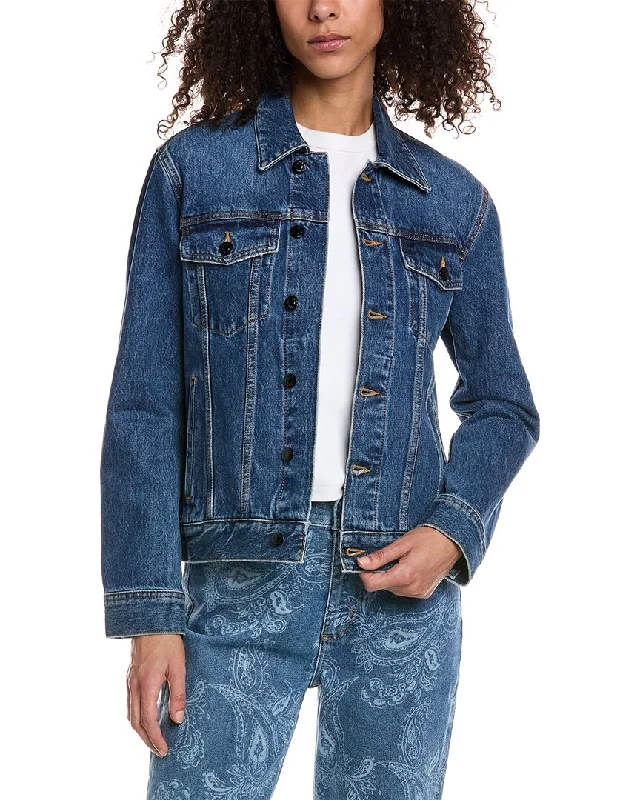 Women's Elegant Outfit The Kooples Denim Jacket