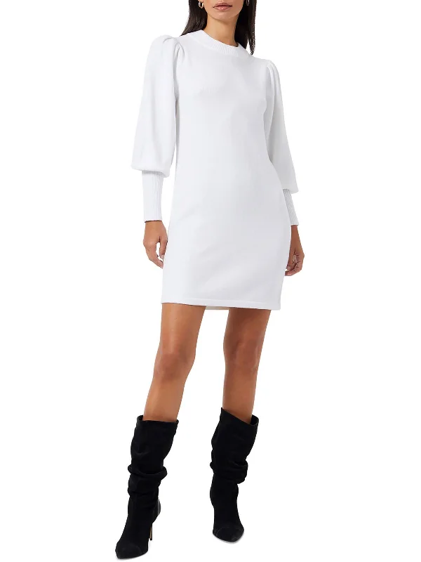 Women's Vacation Outfit Womens Knit Ribbed Trim Pullover Sweater
