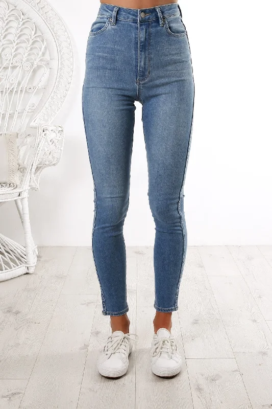 Women's Clothes For Work Hi Rider Jean Lennon Blue