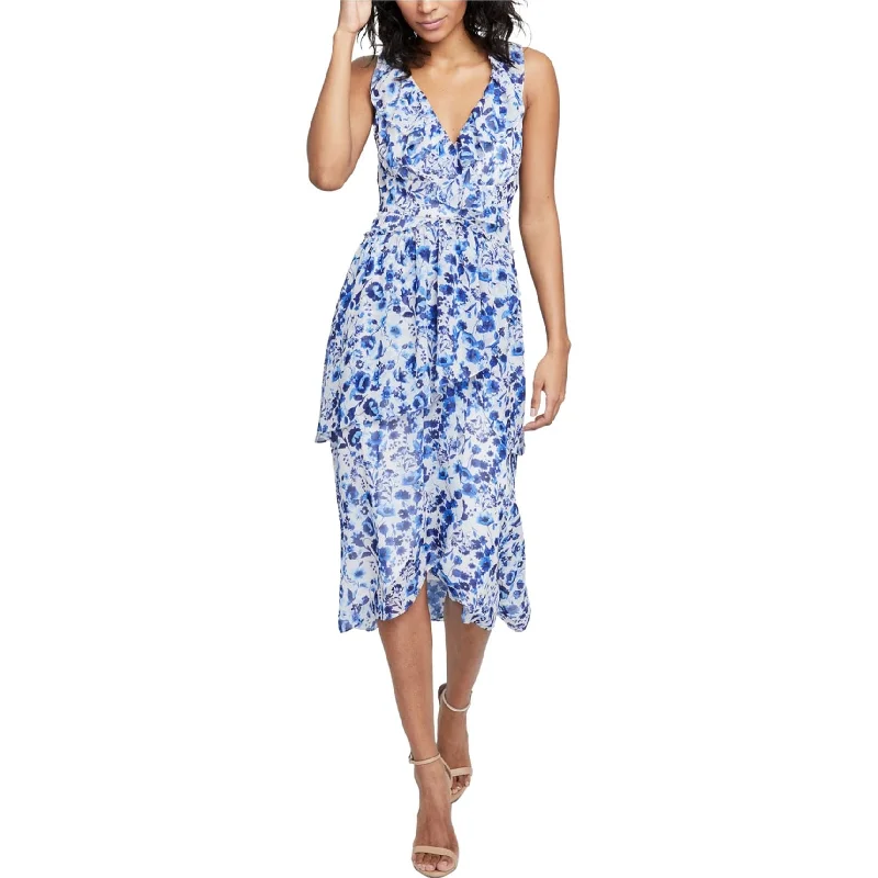 Comfy Women's Outfits for Daily Wear Rachel Roy Womens Floral A-Line Dress
