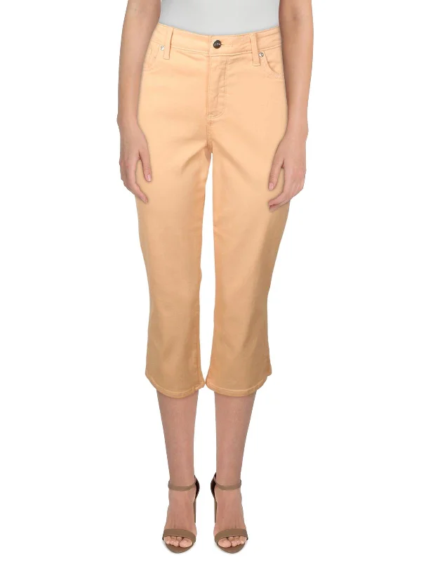 Women's Activewear Attire Chloe Womens Stretch Skinny Capri Jeans