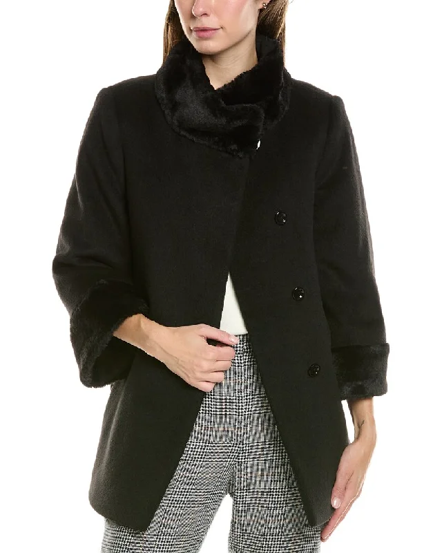 Women's Party Outfit Cinzia Rocca Icons Wool-Blend Coat