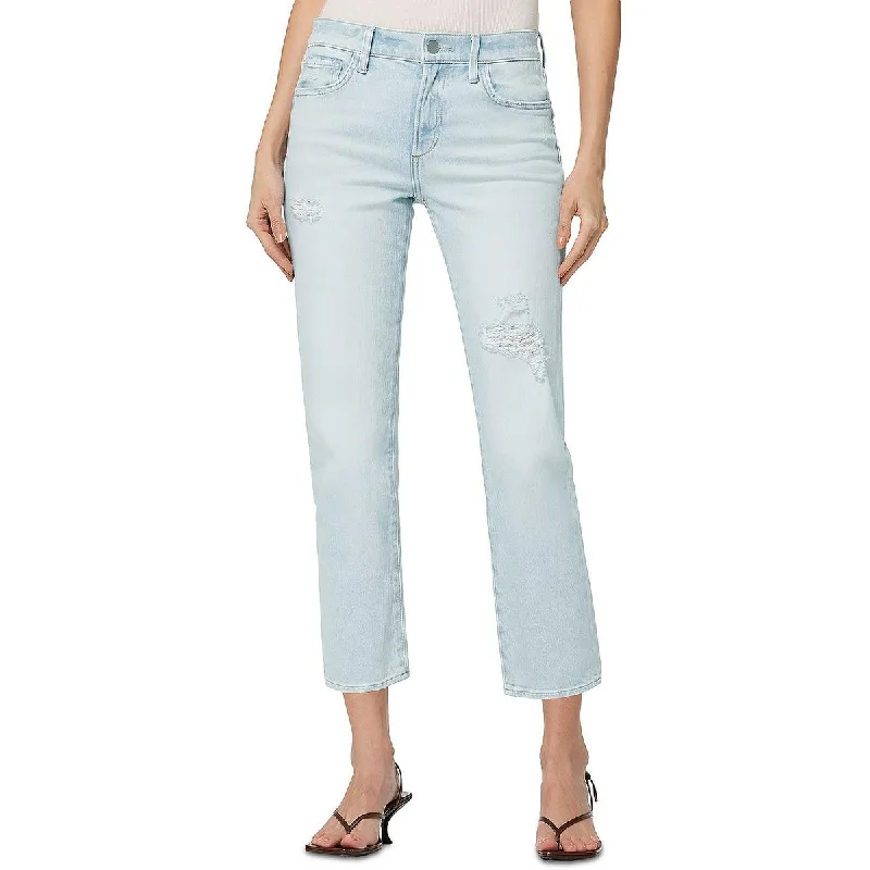 Women's Athletic Clothes Lara Womens Denim Cropped Cigarette Jeans