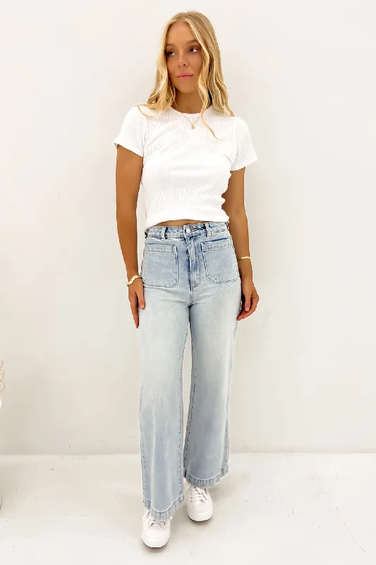 Casual Clothes For Women Sailor Jean Vintage Stone