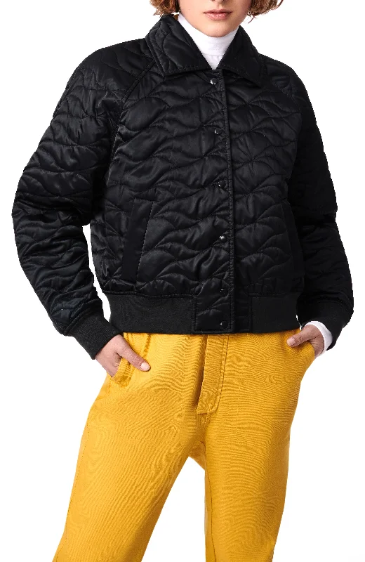 Unique Women's Fashion Pieces Collared Bomber Jacket