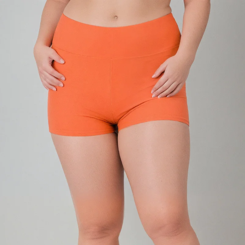 Women's Effortless Casual Outfit Women's Plus High Waisted Swim Shorts