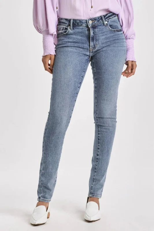 Women's Seasonal Clothes Aralina Mid-Rise Skinny Jeans In Blue