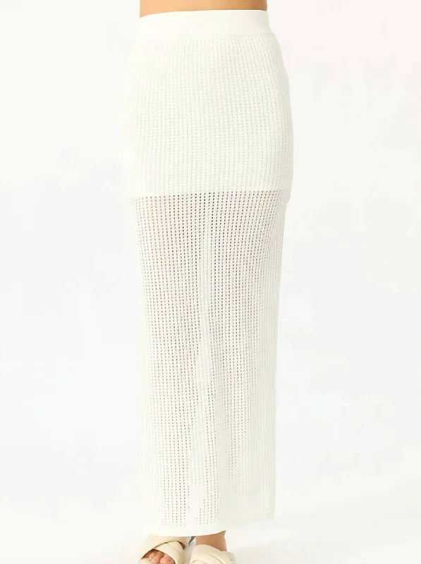 Flash Sale Or Flash Sales Ainslie Skirt In Chalk