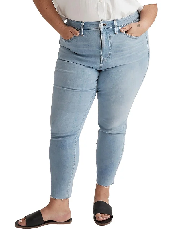 Affordable Luxury Women's Garments Plus Womens High-Rise Cropped Skinny Jeans