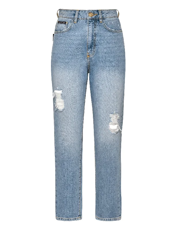 Sale On Clothing Denim Trousers Boyfriend Fit