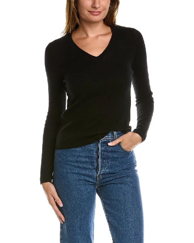 Women's Outfit For The Office InCashmere V-Neck Cashmere Sweater