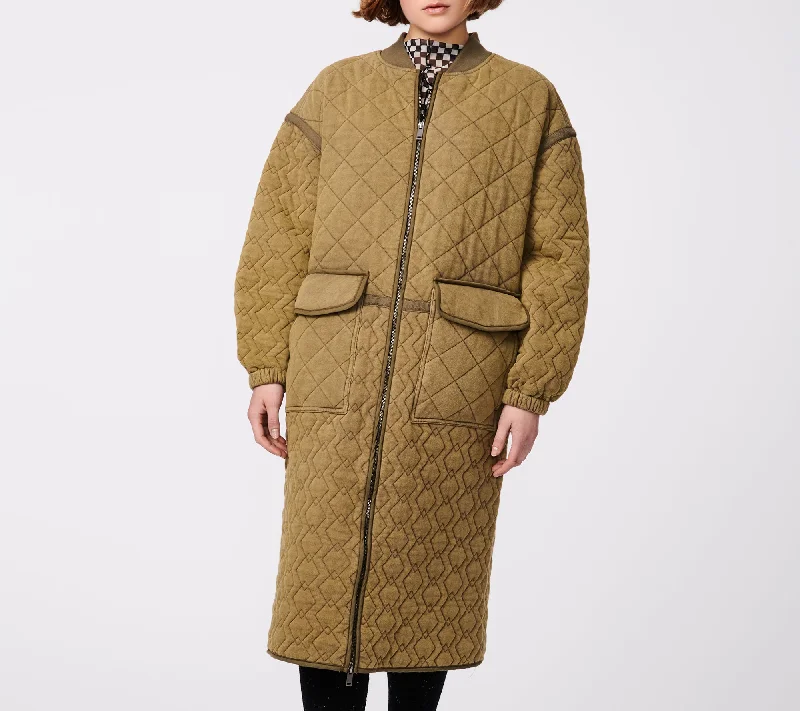 Fashion-forward Women's Wear Quilted Bomber