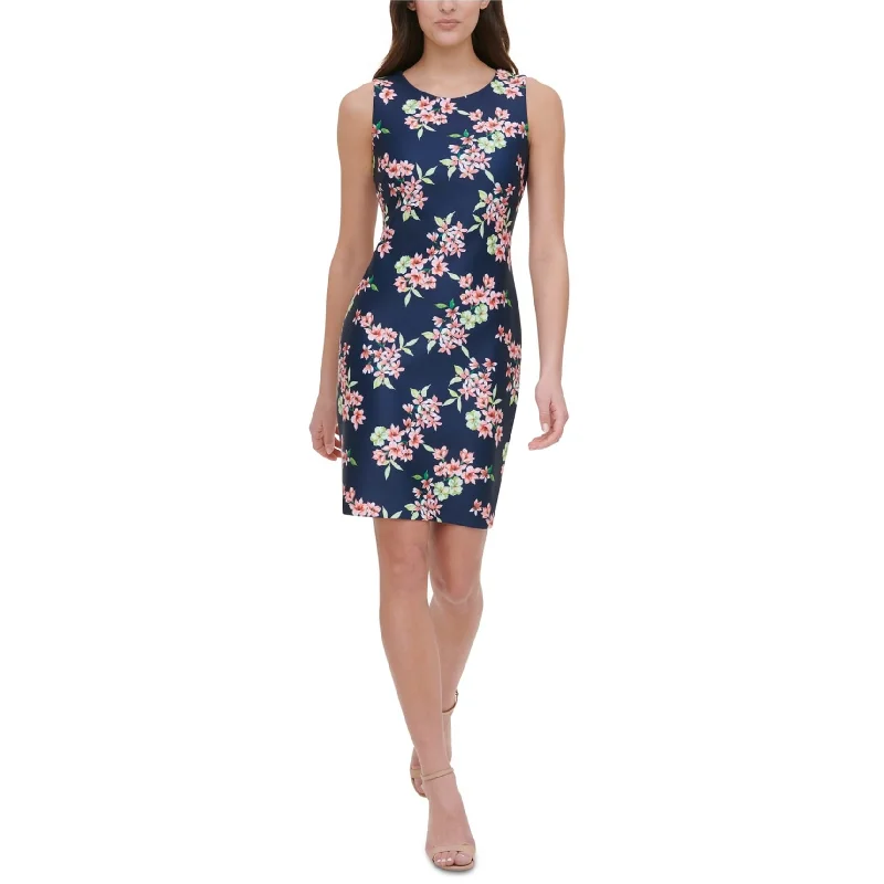 Clothes Women Tommy Hilfiger Womens Floral Scuba Dress
