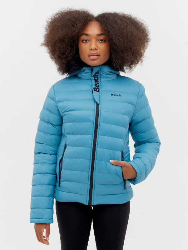 Comfortable Loungewear for Women Ludlow Hooded Bomber Jacket