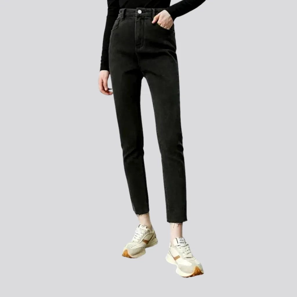 Casual and Comfortable Outfits High rise skinny women's jeans