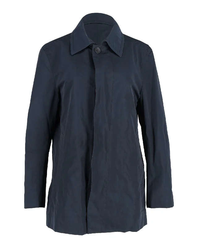 Affordable Women's Clothing Boss by Hugo Boss Coat in Navy Blue Polyester