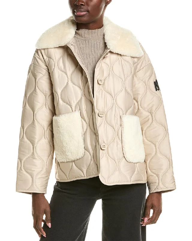 Exclusive Online Sale Mackage Kenzy Wool Shearling Jacket