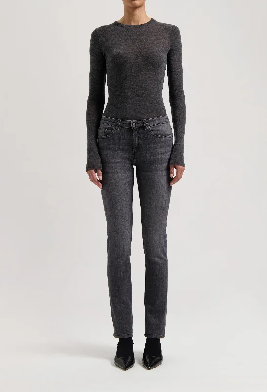 Modern Women's Clothes Faye Low Slim - Authentic Black