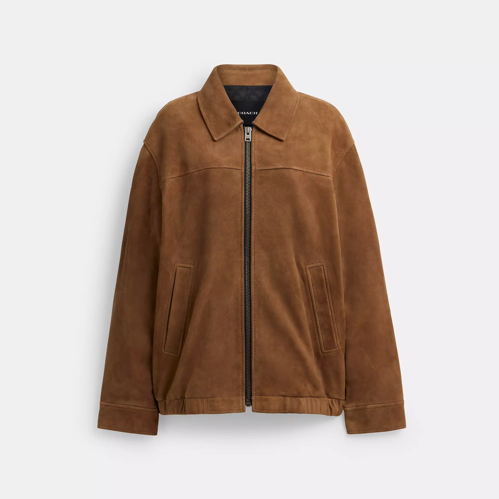 Charming Women's Outfit For Special Occasions Coach Outlet Oversized Suede Jacket