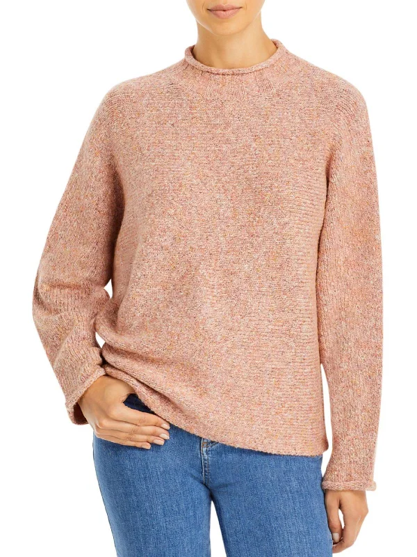 Women's Evening Wear for Special Occasions Womens Knit Wool Blend Mock Turtleneck Sweater Women's Evening Wear for Special Occasions Womens Knit Wool Blend Mock Turtleneck Sweater