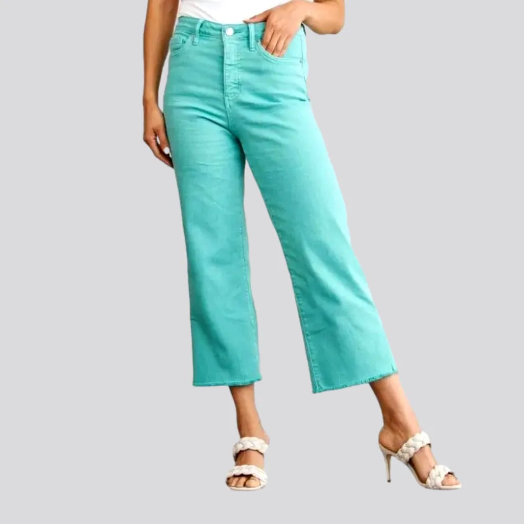 Women's Casual and Dressy Outfits Y2k women's color jeans