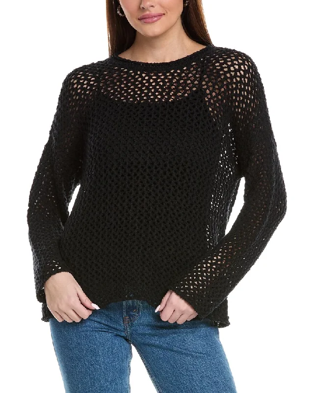 Women's Fashion Clothing EILEEN FISHER Open Knit Sweater