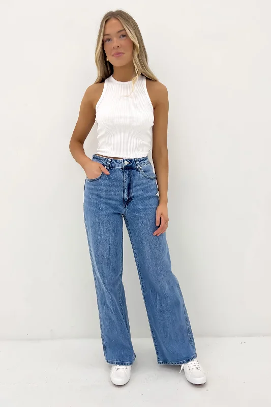 Fashionable Women's Casual Apparel Hi Bells Jean Bellwood Indigo