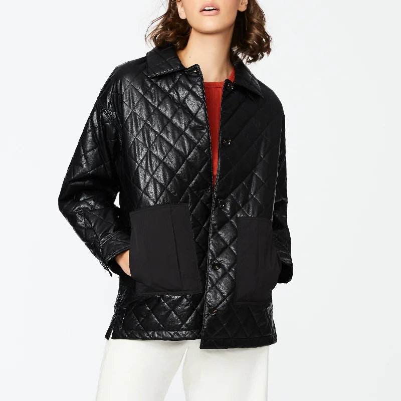 Women's Fashion Clothing Quilted Shacket