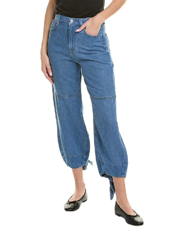Women's Trendy Attire 7 For All Mankind Bow Tie Pant Tulip Jean