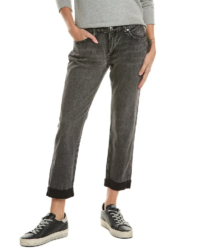 Comfortable Casual Women's Clothing rag & bone Dre Serephina Low-Rise Slim Boyfriend Jean