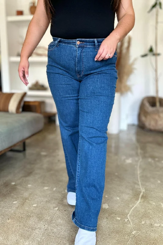 Comfortable Outfit For Women Judy Blue Full Size High Rise Straight Jeans