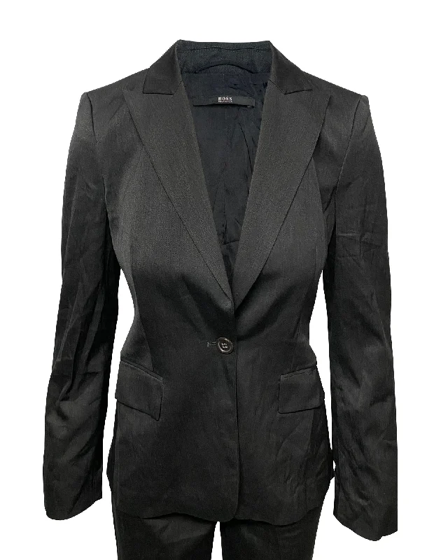 Elegant Clothing For Women Hugo Boss Blazer Jacket in Black Wool